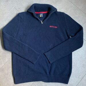 100% Cotton Nautica Quarter Zip Sweater